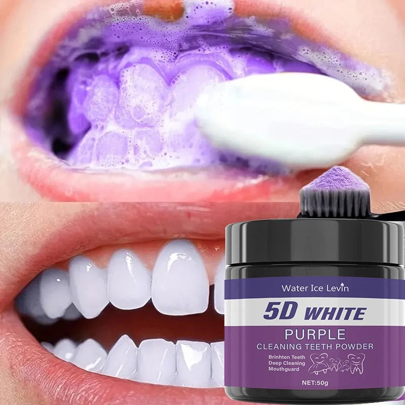 Purple Cleaning Teeth Powder