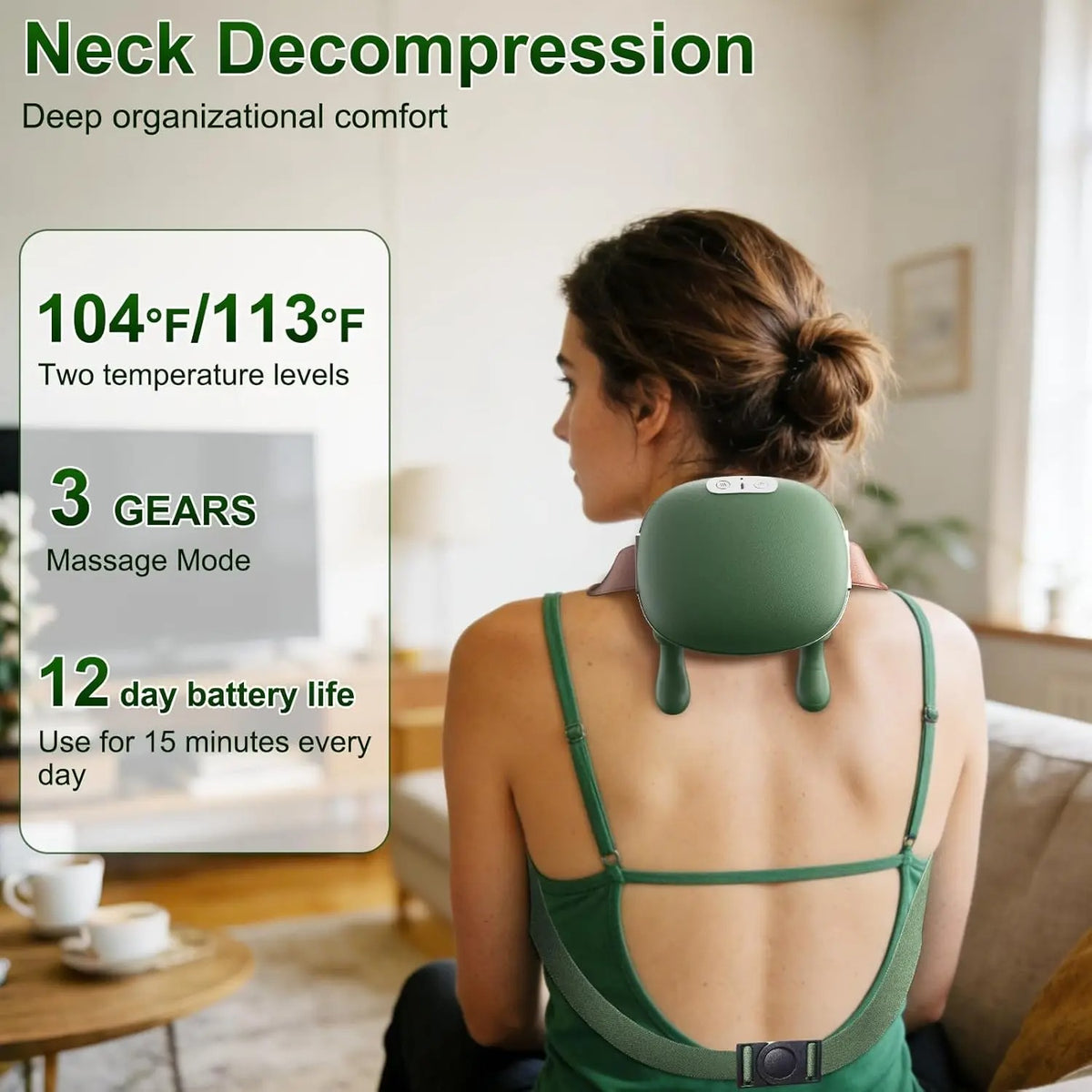Heated Neck And Back Massager