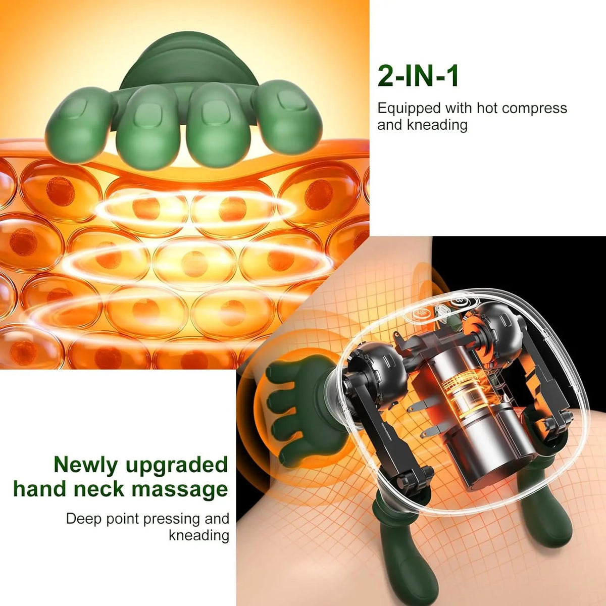 Heated Neck And Back Massager