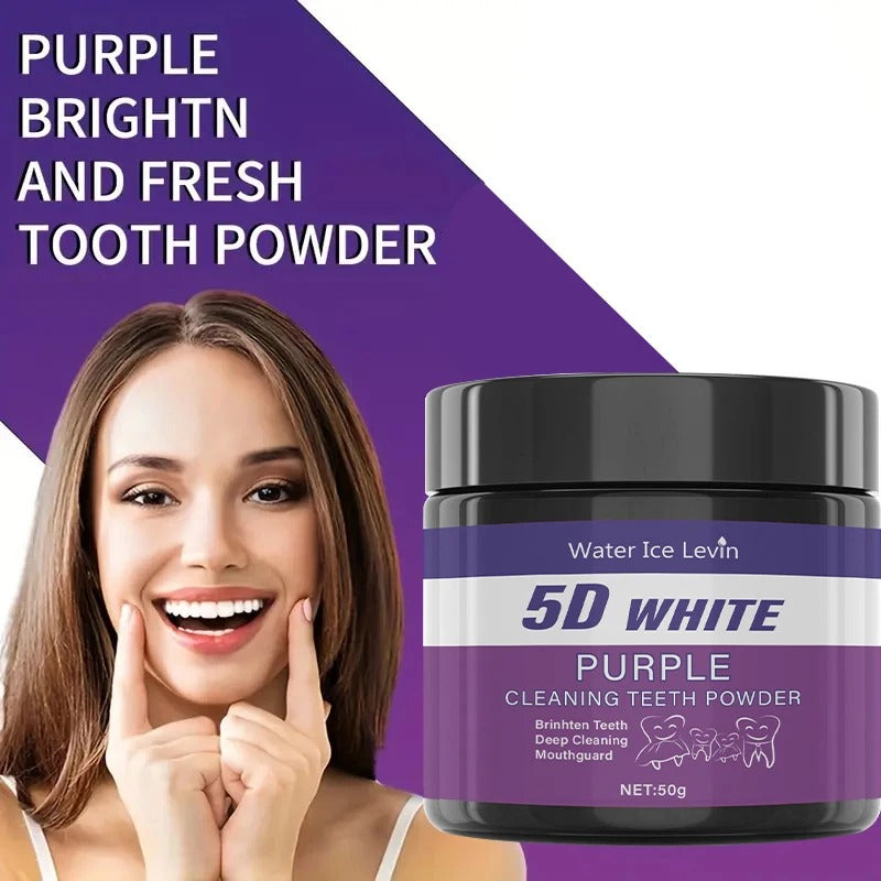 Purple Cleaning Teeth Powder